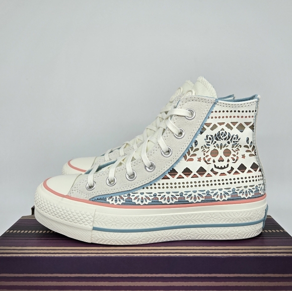 Converse Chuck Taylor All Star Lift High Day Of The Dead Women's Shoes Size 6 - Picture 1 of 8